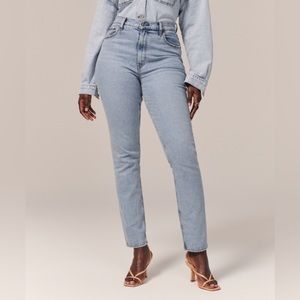 Abercrombie & Fitch 90’s Slim Straight Ultra High Rise Curve Love Jeans size 20